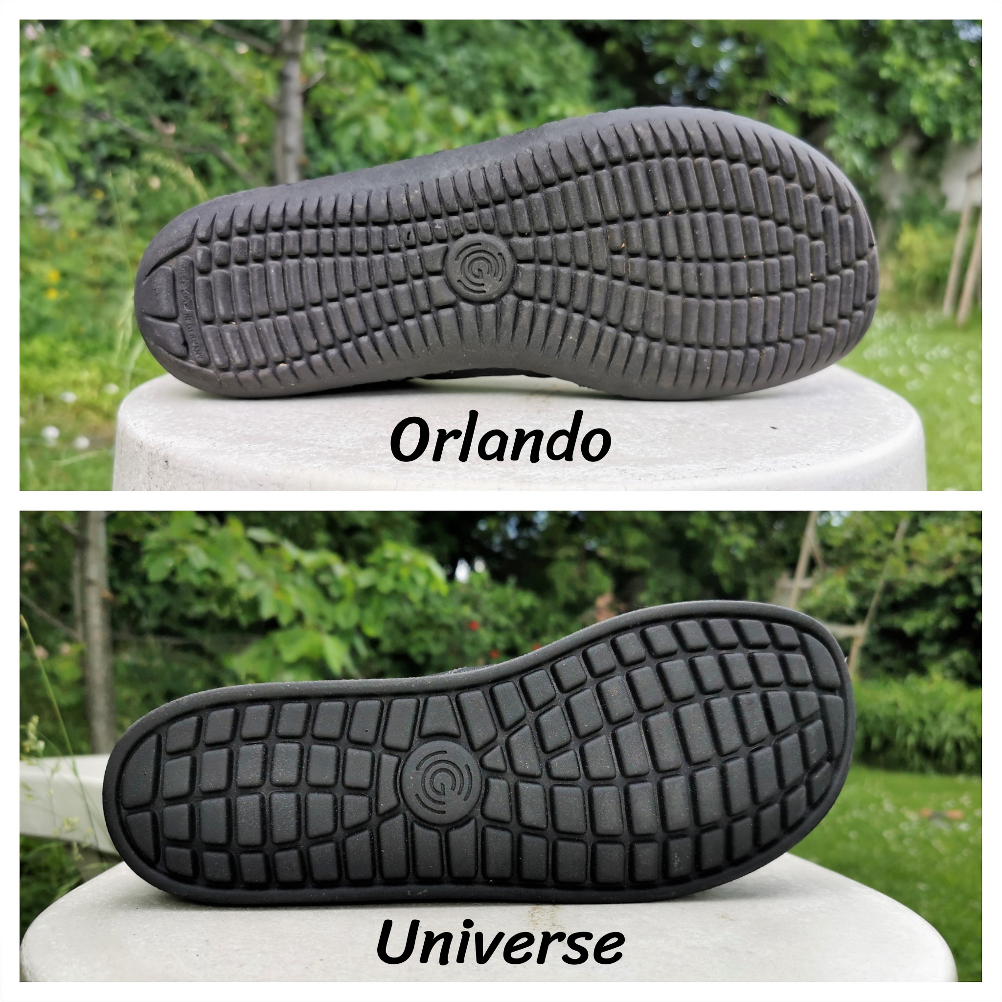 Groundies - Orlando barefoot edzőcipő összehasonlító képek 