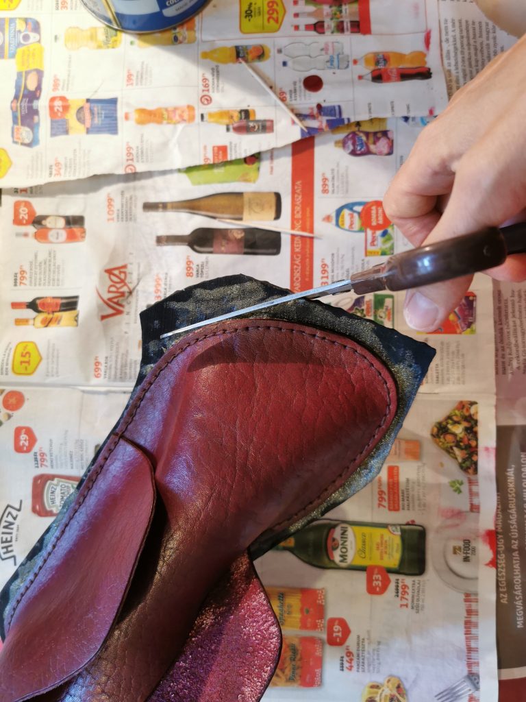 barefoot cipő házilag