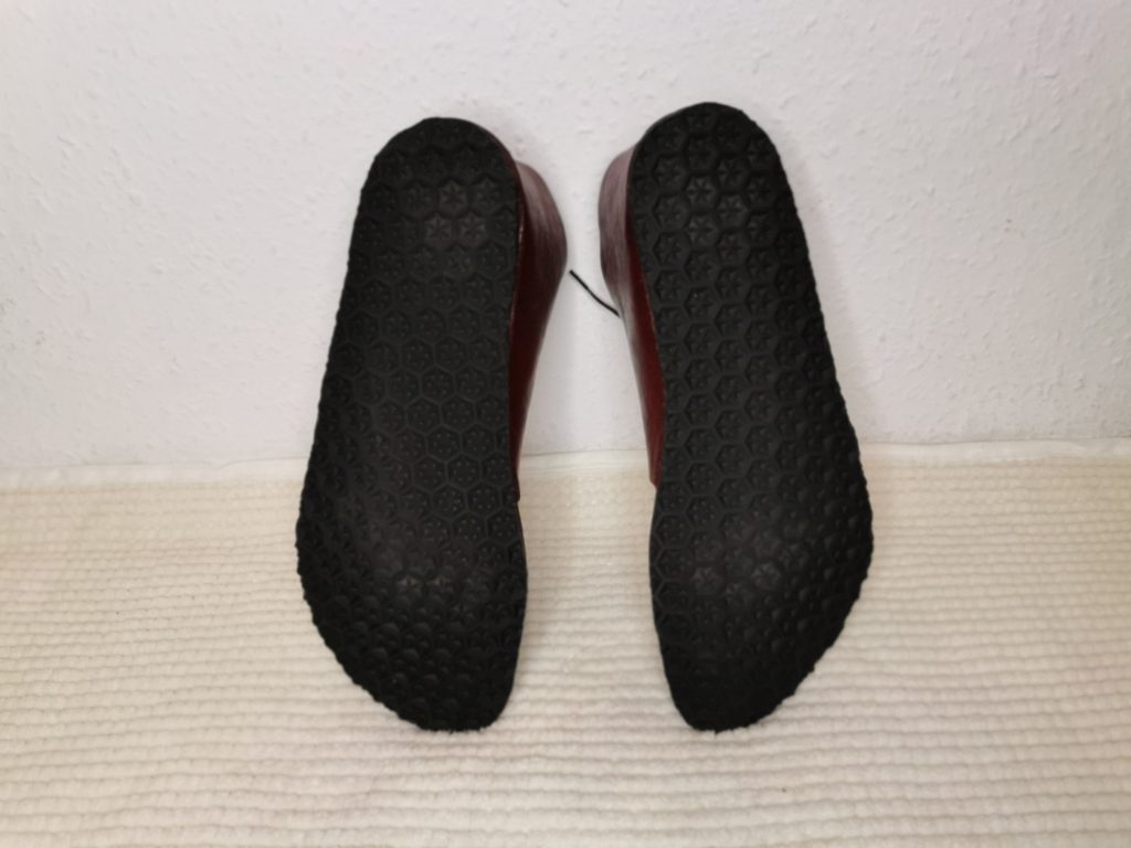 Házilag készült barefoot cipő gumitalpa