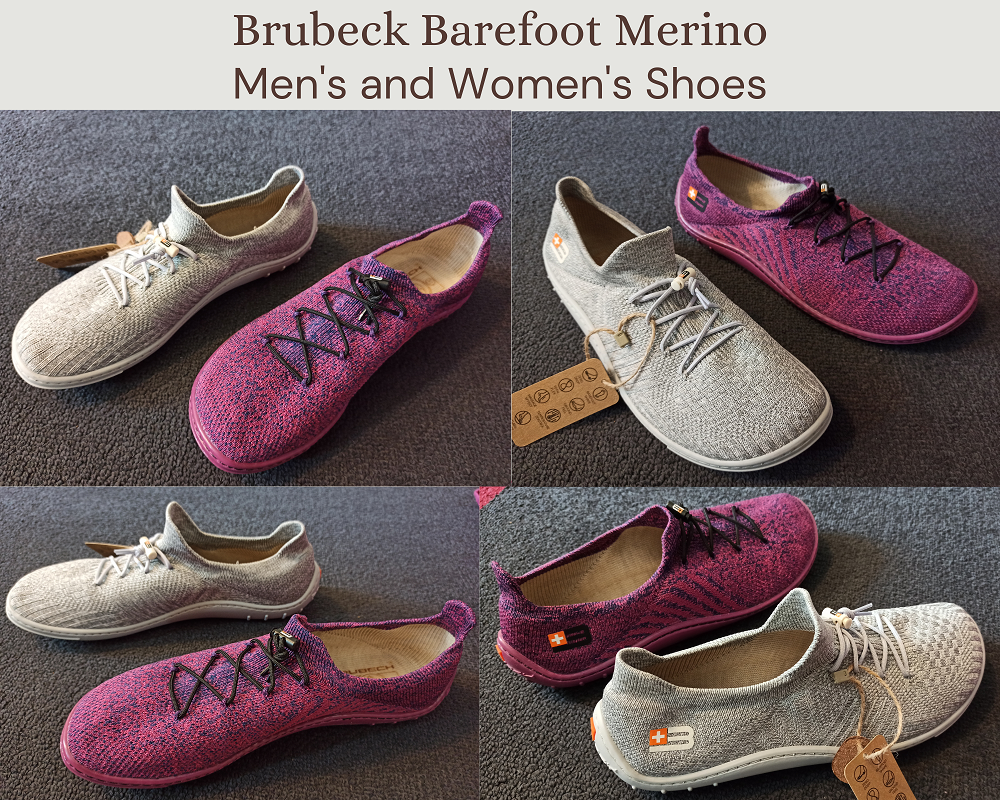 Brubeck barefoot cipőteszt férfi szürke női szilva kinézet összehasonlítás